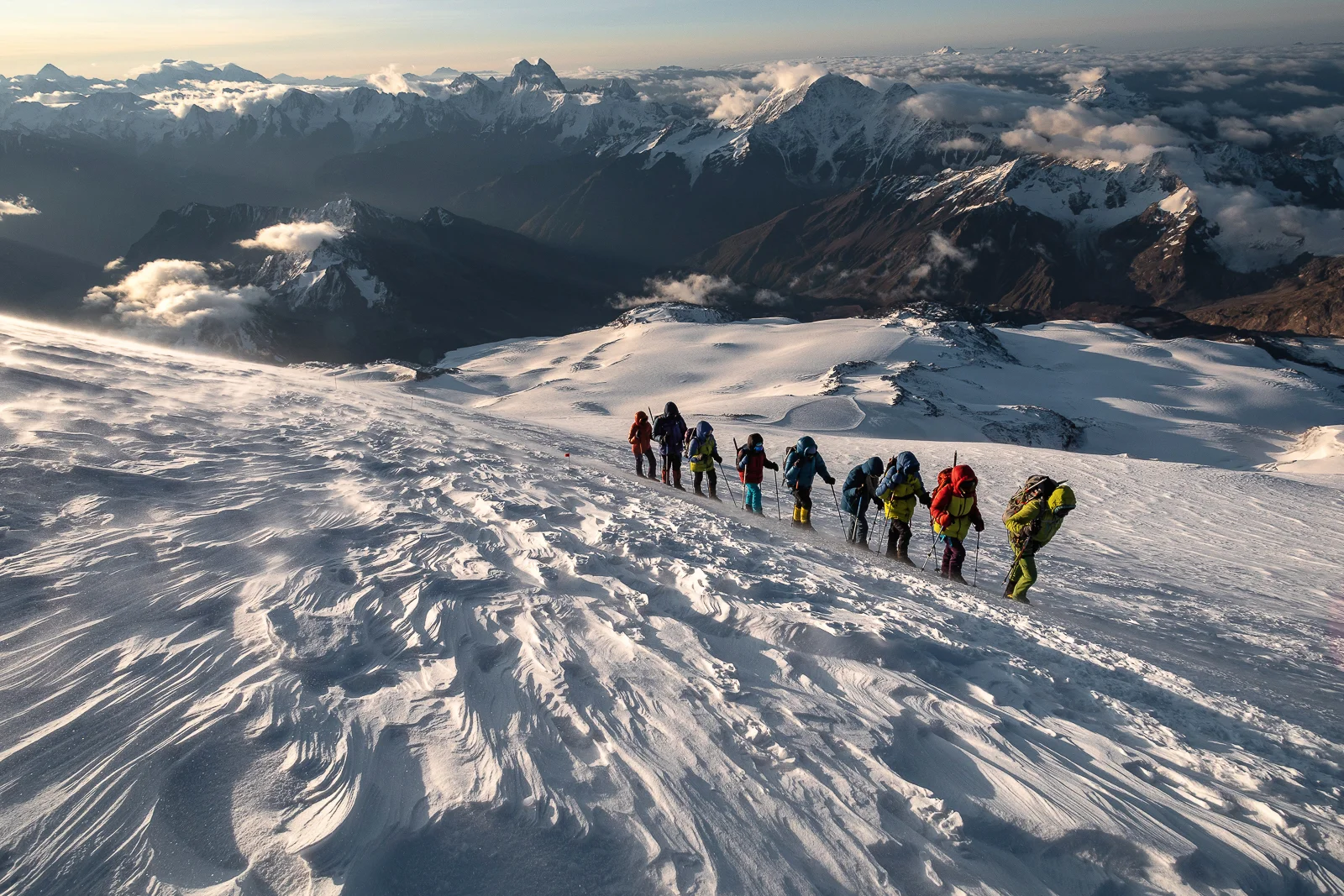 Отчёт с Казбека: группа, погода и вершина